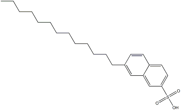 7-Tridecyl-2-naphthalenesulfonic acid 구조식 이미지