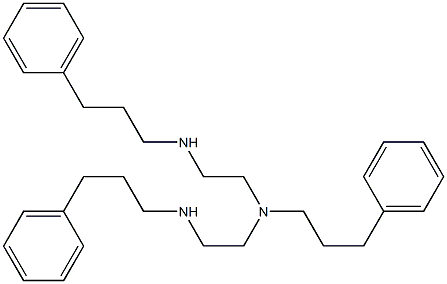 N,N'-Bis(3-phenylpropyl)-N-[2-[(3-phenylpropyl)amino]ethyl]-1,2-ethanediamine 구조식 이미지