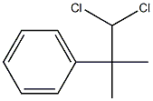 (1,1-Dimethyl-2,2-dichloroethyl)benzene Structure