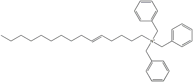 (5-Pentadecenyl)tribenzylaminium 구조식 이미지