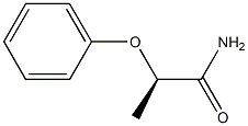[R,(-)]-2-Phenoxypropionamide 구조식 이미지