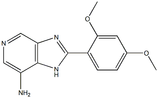 7-Amino-2-(2,4-dimethoxyphenyl)-1H-imidazo[4,5-c]pyridine Structure