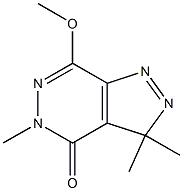 3,3,5-Trimethyl-7-methoxy-3H-pyrazolo[3,4-d]pyridazin-4(5H)-one Structure