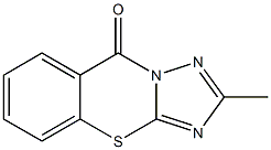 2-Methyl-9H-[1,2,4]triazolo[5,1-b][1,3]benzothiazin-9-one 구조식 이미지