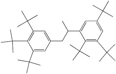 2-(2,3,5-Tri-tert-butylphenyl)-1-(3,4,5-tri-tert-butylphenyl)propane 구조식 이미지