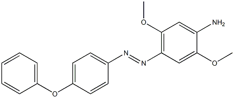 4-(4-Phenoxyphenylazo)-2,5-dimethoxyaniline 구조식 이미지