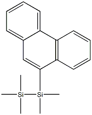 1-(Phenanthren-9-yl)-1,1,2,2,2-pentamethyldisilane 구조식 이미지