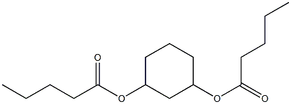 Divaleric acid 1,3-cyclohexanediyl ester Structure