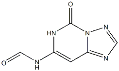 7-Formylamino[1,2,4]triazolo[1,5-c]pyrimidin-5(6H)-one Structure