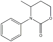 4-Methyl-3-phenyltetrahydro-2H-1,3-oxazin-2-one 구조식 이미지