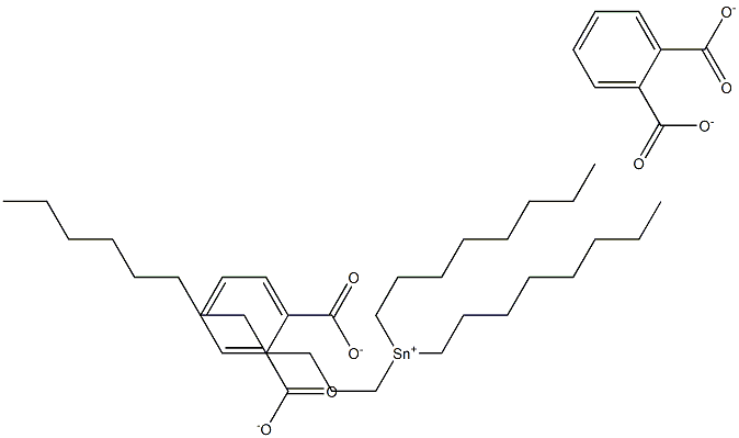 Bis(phthalic acid 1-dodecyl)dioctyltin(IV) salt 구조식 이미지