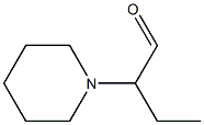 2-Piperidinobutanal Structure