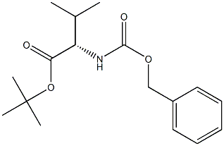 N-(Benzyloxycarbonyl)-L-valine tert-butyl ester 구조식 이미지