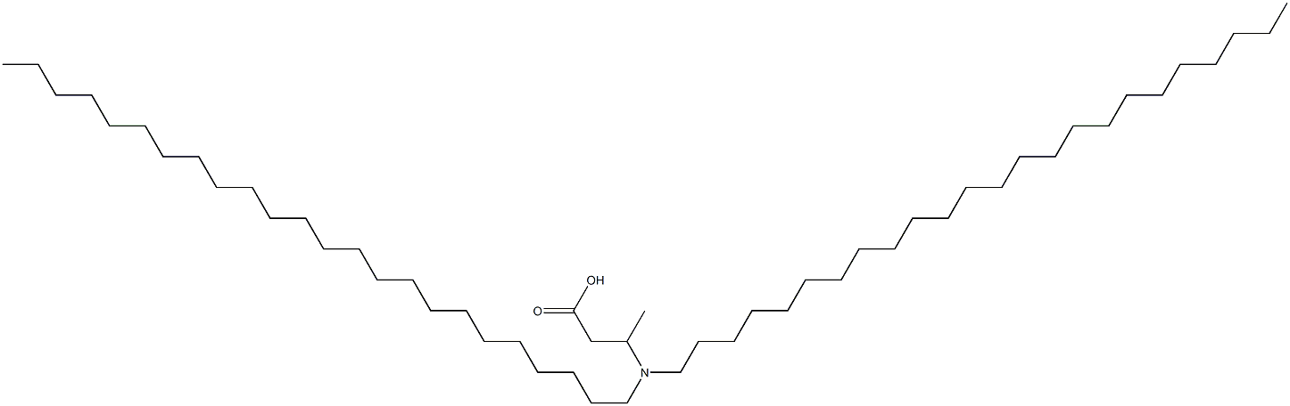 3-(Ditetracosylamino)butyric acid Structure