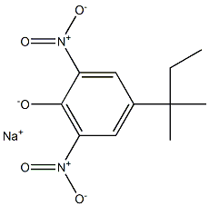 Sodium 2,6-dinitro-4-(tert-pentyl)phenolate 구조식 이미지