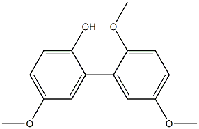 4-Methoxy-2-(2,5-dimethoxyphenyl)phenol Structure