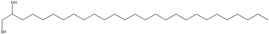 1-Mercapto-2-heptacosanol 구조식 이미지