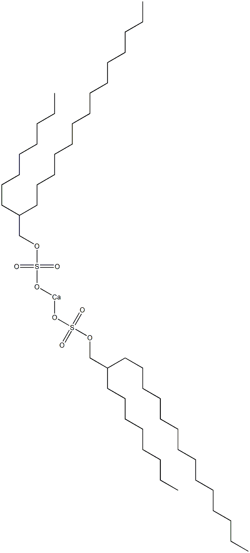 Bis(2-octylhexadecyloxysulfonyloxy)calcium 구조식 이미지