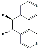 (1S,2S)-1,2-Di(4-pyridinyl)-1,2-ethanediol 구조식 이미지