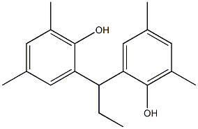 2,2'-(1,1-Propanediyl)bis(4,6-dimethylphenol) Structure