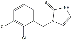 1-(2,3-Dichlorobenzyl)-1H-imidazole-2(3H)-thione Structure