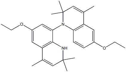 1,1',2,2'-Tetrahydro-6,6'-diethoxy-2,2',2,2',4,4'-hexamethyl-1,8'-biquinoline Structure