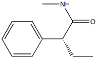 [R,(-)]-N-Methyl-2-phenylbutyramide 구조식 이미지