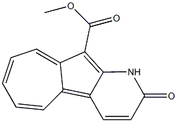 1,2-Dihydro-2-oxoazuleno[2,1-b]pyridine-10-carboxylic acid methyl ester Structure