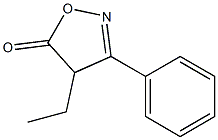 3-Phenyl-4-ethylisoxazol-5(4H)-one Structure