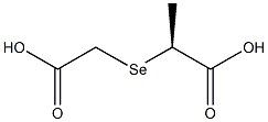 [S,(-)]-2-[(Carboxymethyl)seleno]propionic acid Structure