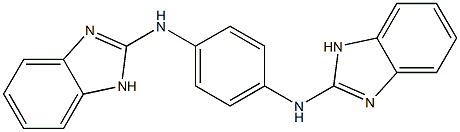 2,2'-[1,4-Phenylenebis(imino)]bis(1H-benzimidazole) 구조식 이미지