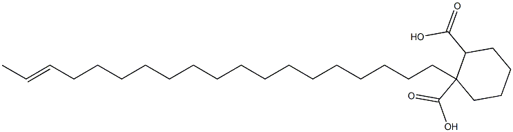 Cyclohexane-1,2-dicarboxylic acid hydrogen 1-(17-nonadecenyl) ester Structure