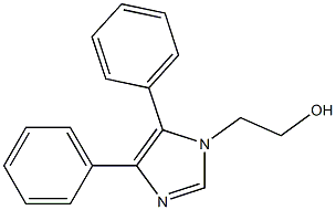 4,5-Diphenyl-1H-imidazole-1-ethanol 구조식 이미지