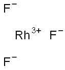 Rhodium(III) trifluoride 구조식 이미지