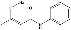 N-(3-Sodiooxycrotonoyl)aniline Structure