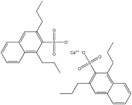 Bis(1,3-dipropyl-2-naphthalenesulfonic acid)calcium salt 구조식 이미지