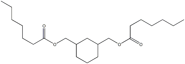 1,3-Cyclohexanedimethanol diheptanoate 구조식 이미지