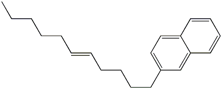 2-(5-Undecenyl)naphthalene Structure