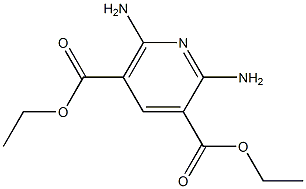 2-Amino-6-aminopyridine-3,5-dicarboxylic acid diethyl ester 구조식 이미지