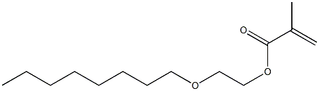 Methacrylic acid (3-oxaundecan-1-yl) ester 구조식 이미지