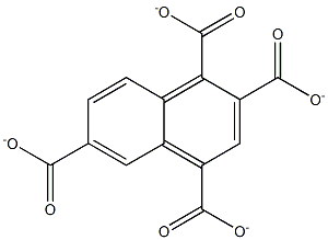 1,2,4,6-Naphthalenetetracarboxylate 구조식 이미지