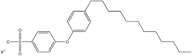 4-(4-Dodecylphenoxy)benzenesulfonic acid potassium salt 구조식 이미지