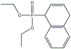 [(1,4-Dihydronaphthalen)-1-yl]phosphonic acid diethyl ester Structure