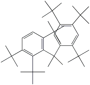 2-(2,3,6-Tri-tert-butylphenyl)-2-(2,4,5-tri-tert-butylphenyl)propane Structure