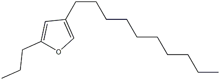 4-Decyl-2-propylfuran Structure