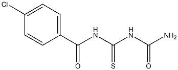 1-(4-Chlorobenzoyl)thiobiuret 구조식 이미지