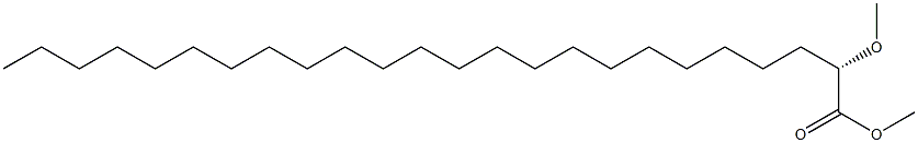 [S,(-)]-2-Methoxytetracosanoic acid methyl ester Structure