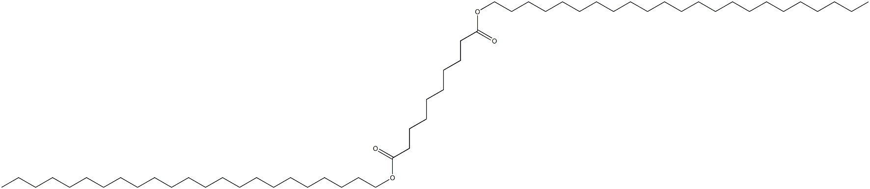 Sebacic acid ditricosyl ester Structure