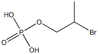 Phosphoric acid dihydrogen (2-bromopropyl) ester Structure