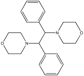 4,4'-(1,2-Diphenylethylene)bismorpholine 구조식 이미지